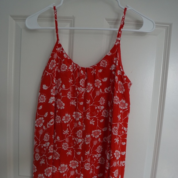 red and white sundress